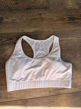 ZYIA White Bomber Bra (medium)